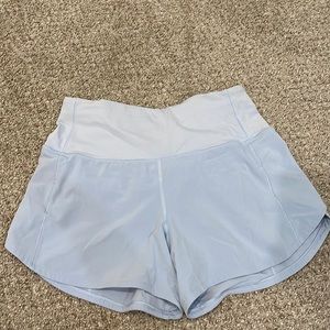 Lululemon 4” high rise speed up shorts